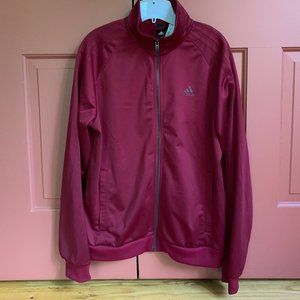 Adidas track jacket (maroon)